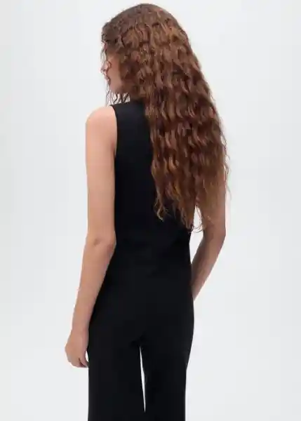 Chaleco Yolando Negro Talla L Mujer Mango