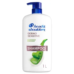 Shampoo Head Shoulders Dermo Sensitive Extractos de Sabila / Aloe Control Caspa Champu Head and Shoulders 1000 ml