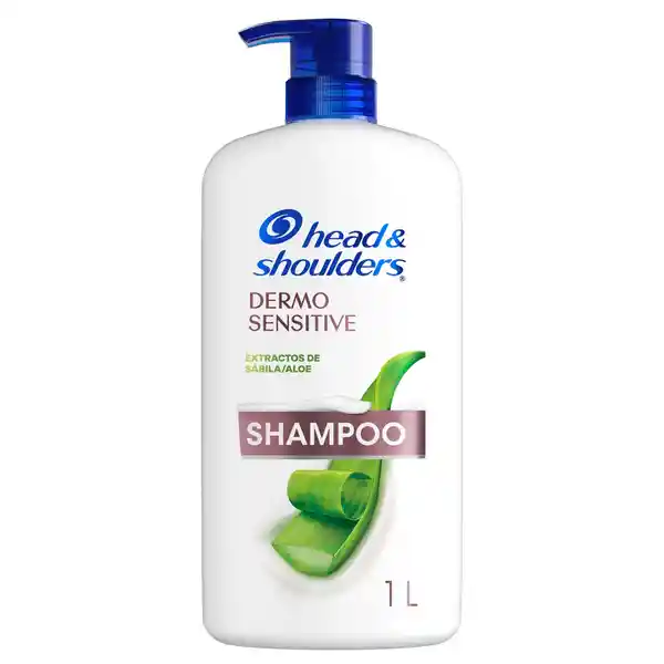 Shampoo Head Shoulders Dermo Sensitive Extractos de Sabila / Aloe Control Caspa Champu Head and Shoulders 1000 ml