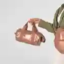 Loqi Bolsa Duffel Pequeño Ligero Rosa Metalizado