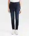 Jean High Rise Cosmo Ultra Azul Dark Ultra Oscuro 10 Chevignon