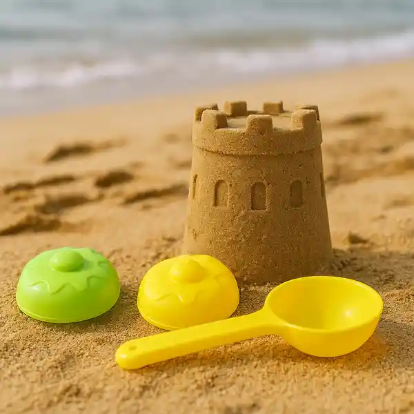 Set Cubo de Playa Con Formas Serie Miniso