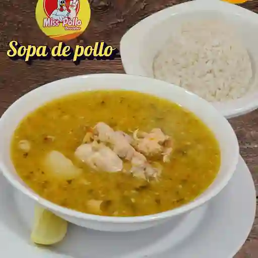 Sopa de pollo +coca-cola original 400 ml