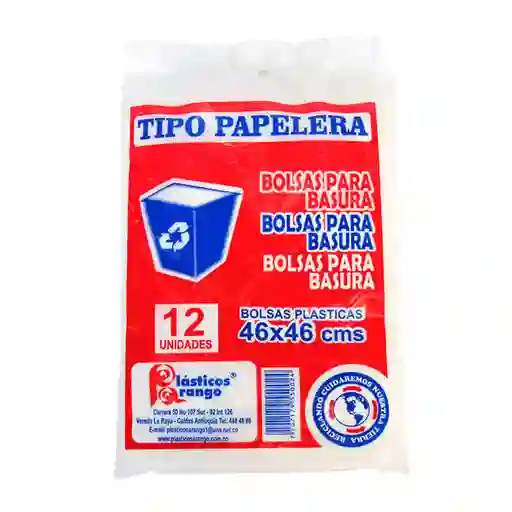 Bolsa Tipo Papelera 46x46 X 12u