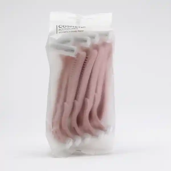 Miniso Maquinas de Afeitar Para Mujer Triple Hoja Pequeñas Rosa