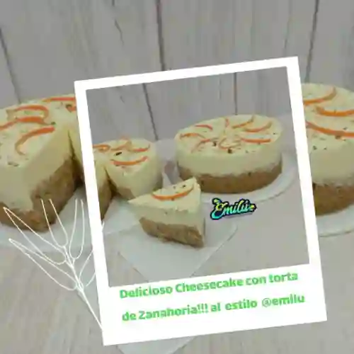 Cheesecake con Torta de Zanahoria