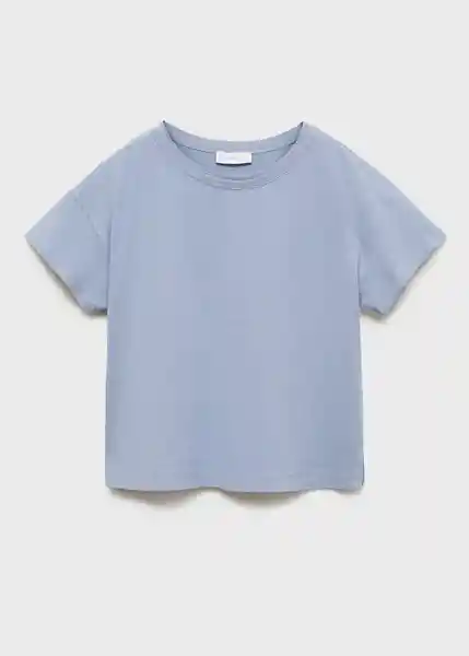 Camiseta Over Azul Talla 12 Niña Mango