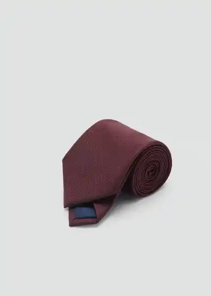 Corbata Basic8 Burdeos Hombre Mango