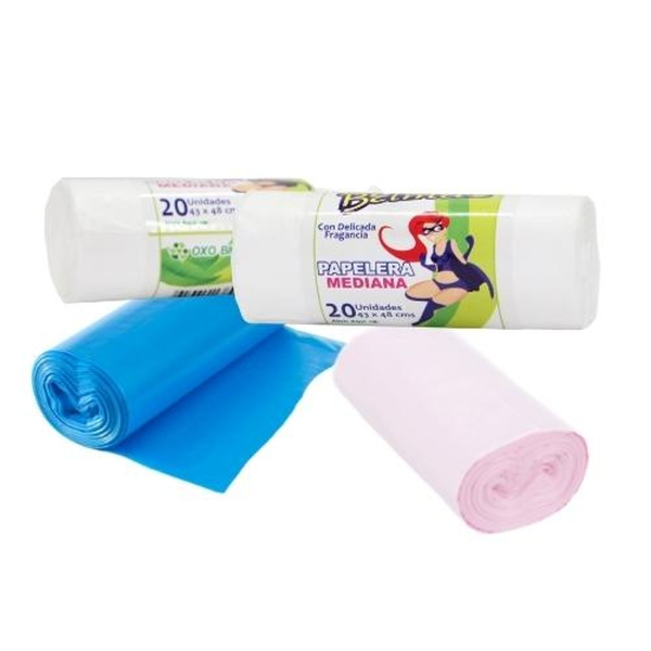 Brimax Bolsa Papelera Mediana Surtida 43 x 48 cm 20 und
