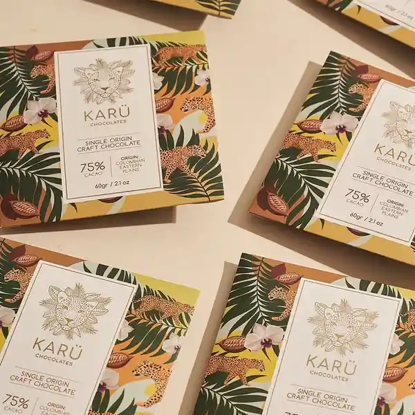 Karu Barra de Chocolate 75% Cacao