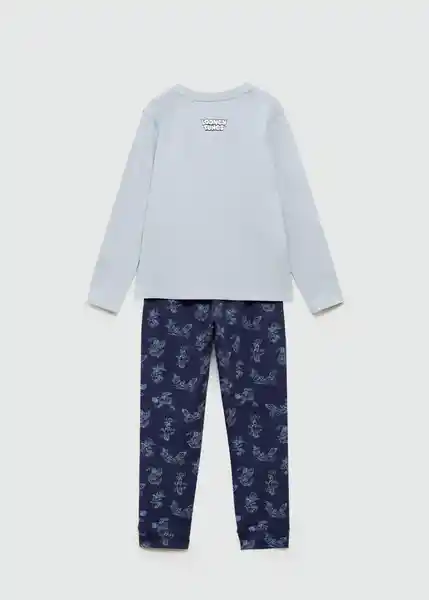 Pijama Pack Looney Azul Talla 12 Niños Mango