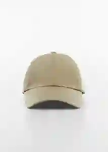 Gorra Básica Taupe Talla 99 Hombre Mango