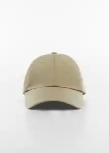 Gorra Básica Taupe Talla 99 Hombre Mango