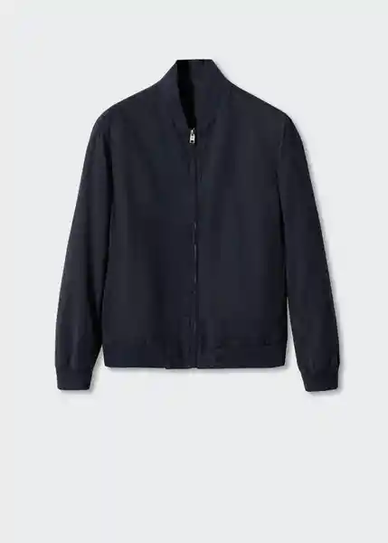 Chaqueta Delave Navy Talla M Hombre Mango