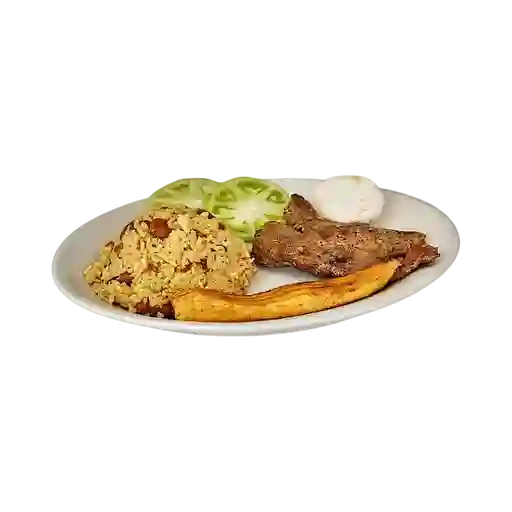 Arroz Blanco con Filete