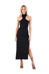 Falda Larga Sunlit Negro Talla M Mercedes Campuzano