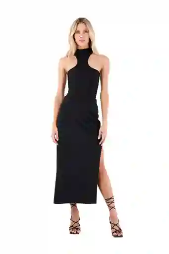 Falda Larga Sunlit Negro Talla M Mercedes Campuzano