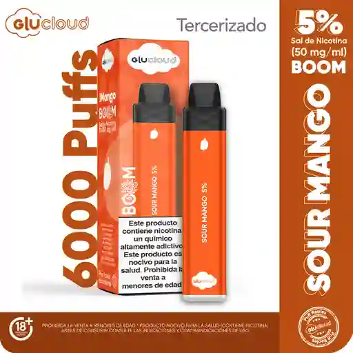 Glucloud Vape Sour Mango Boom / 6000 Puff
