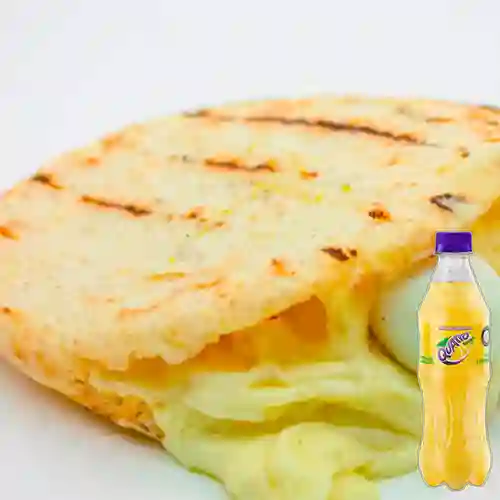 Combo Arepa Huevo de Codorniz + Quatro Original 400ML