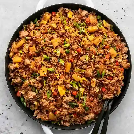 Arroz + francesa + 1 presa de pollo