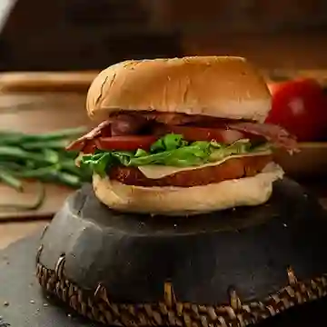 Hamburguesa de Pollo Apanada