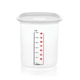 Estra Recipiente Cuadrado Linea Blanca 5 L
