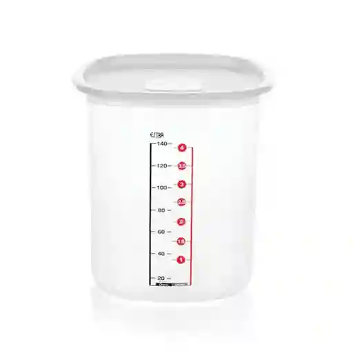 Estra Recipiente Cuadrado Linea Blanca 5 L
