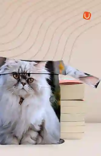 Funda Gold - Gato Blanco
