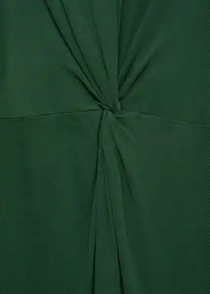 Vestido Fertina Verde Talla S Mujer Mango