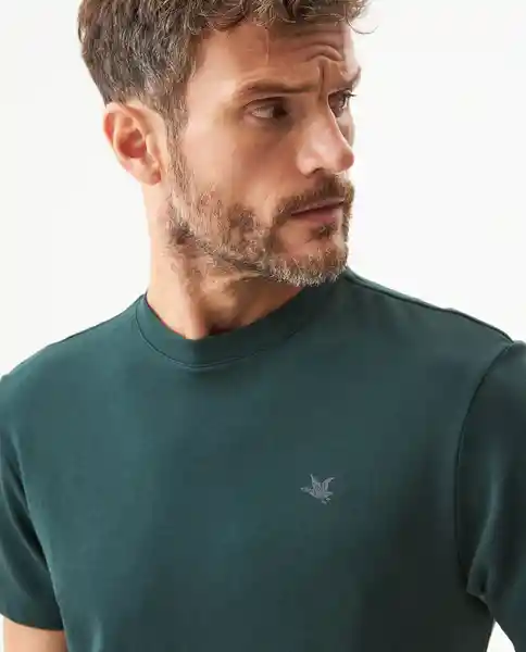 Camiseta Tech Graphic Verde Galloway Ultraoscuro S Chevignon