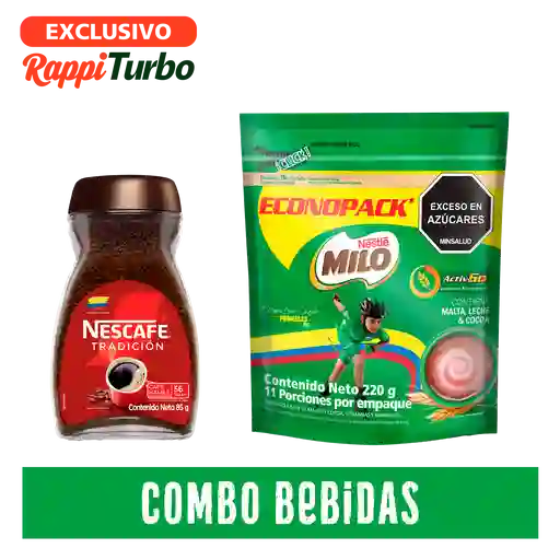 Combo Milo 440g + Café NESCAFÉ Tradición 170g