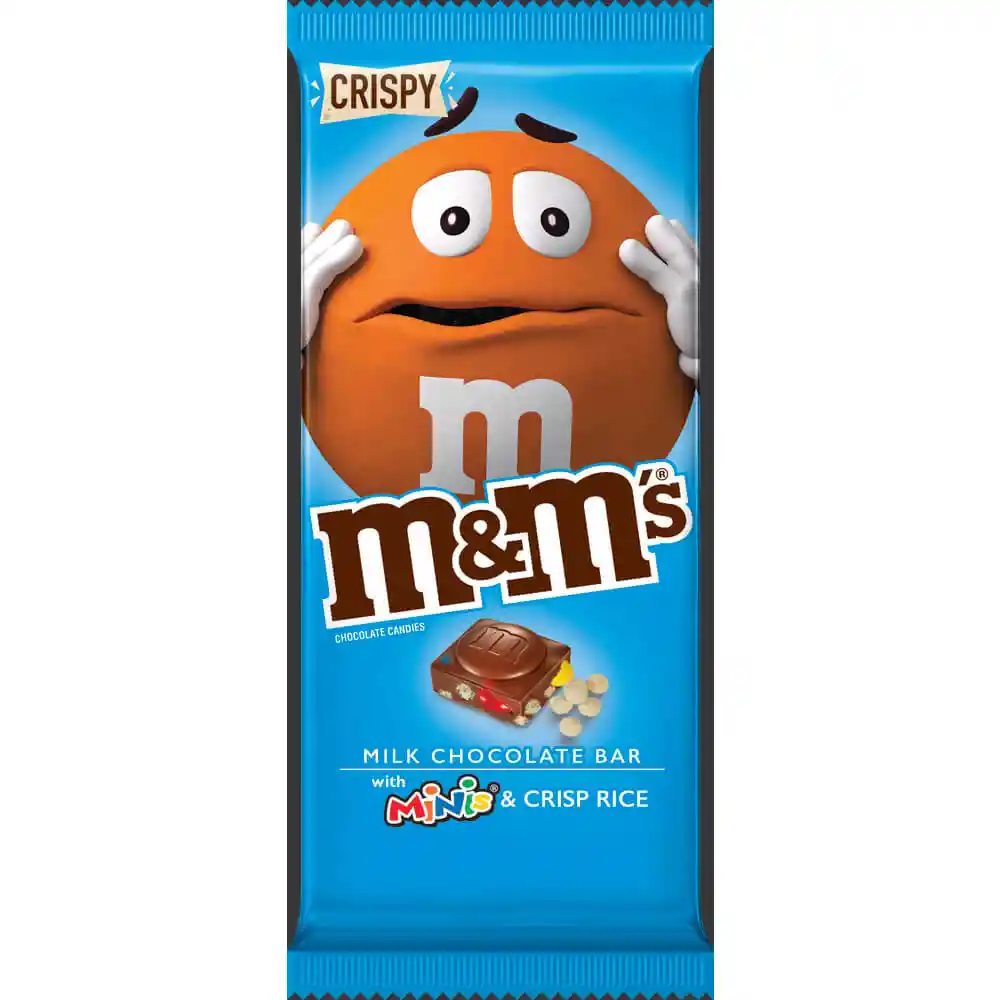 M&M's Tableta de Chocolate con Arroz Crujiente