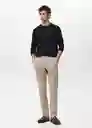 Pantalón Dublino Beige Talla 44 Hombre Mango