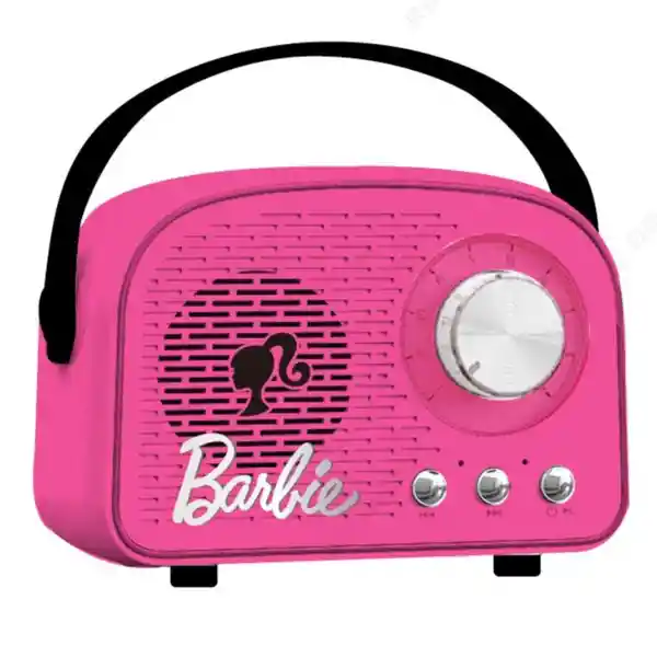 Parlante Inalámbrico Rojo Rosa Barbie Mod Lt Bt2311 Miniso