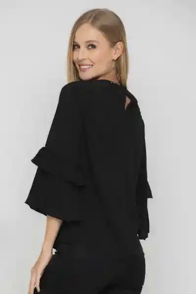 Blusa Audrina Color Negro Talla S Ragged