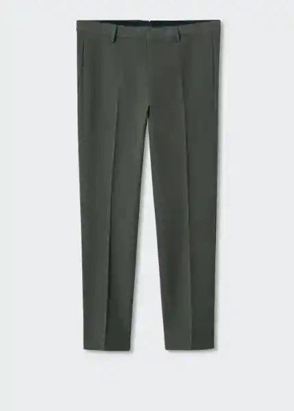 Pantalón Paulo Verde Talla 40 Hombre Mango