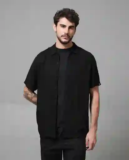 Camisa Hombre Negro L 110F050_NEG194007 Rifle