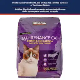 Kirkland Signature Alimento para Gato Adulto Sabor Pollo y Arroz Super Premium