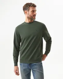 Buzo Duck Graphic Verde Soldado Ultraoscuro Talla L Chevignon