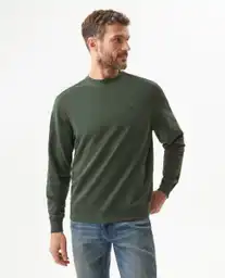 Buzo Duck Graphic Verde Soldado Ultraoscuro Talla L Chevignon