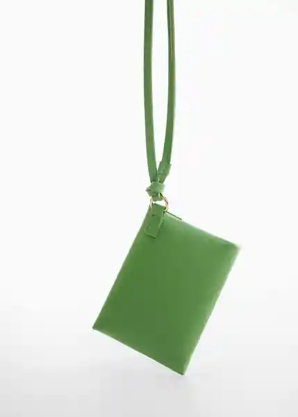 Monedero P Pill Verde Talla 99 Mujer Mango