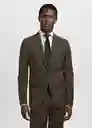 Blazer Americana Milan Khaki Talla 50 Hombre Mango