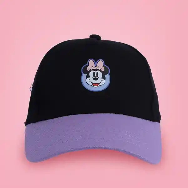 Gorra Minnie Mouse Negro y Lila Miniso