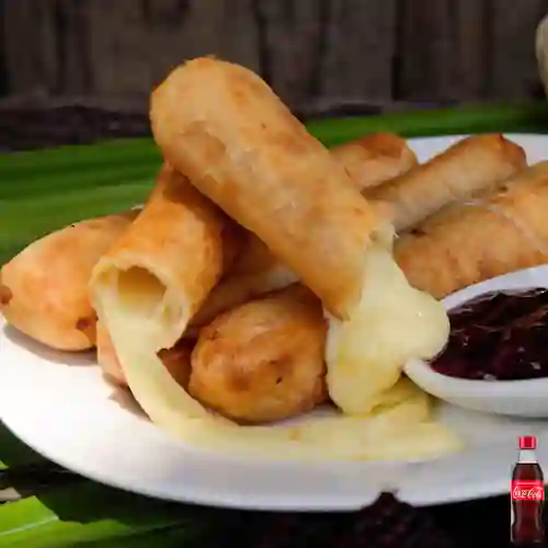 Combo Palo de Queso + Coca-Cola Sabor Original 200 ml