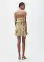 Vestido Stella Crudo Talla M Mujer Mango