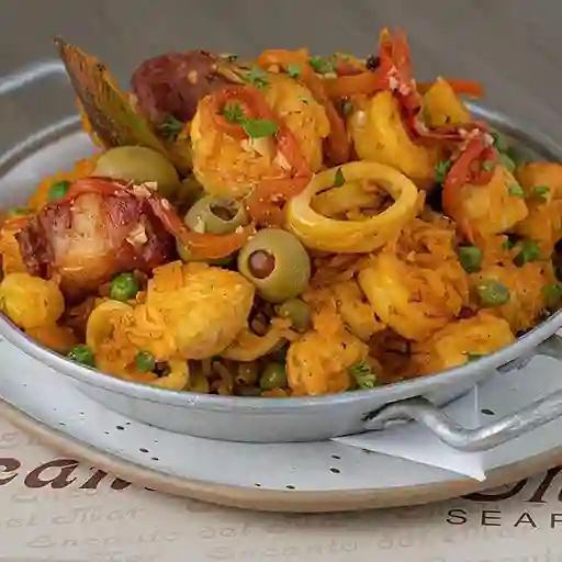 Arroz de Mariscos para Dos + 2 Limonadas