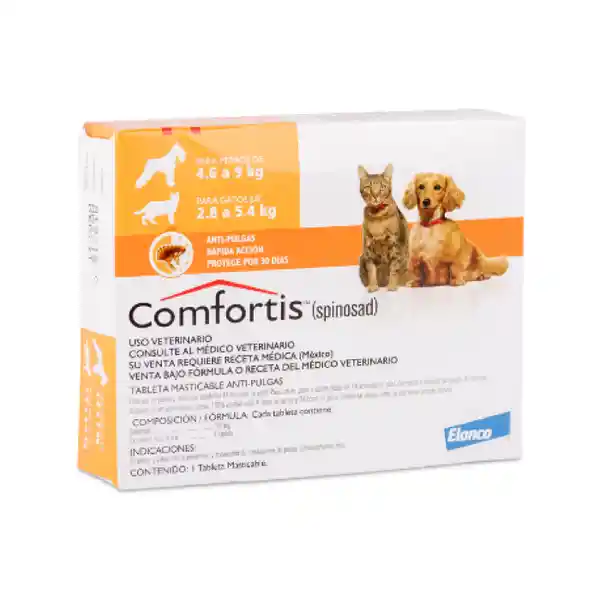 Comfortis de 4 6 - 9 kg( 270 mg)