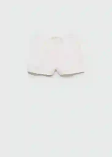 Short Bambie Offwhite Talla S Mujer Mango