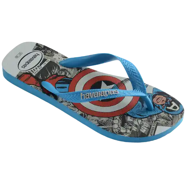 Sandalias Top Marvel Clas Turquesa Talla 42 4147012 Havaianas