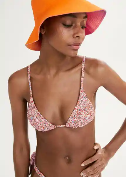 Top Bikini Bondi Rojo Talla L Mujer Mango